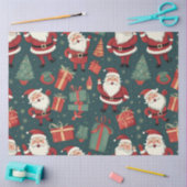Kerstman Kerstbomen Cadeaus Kerst Tissuepapier (Craft)