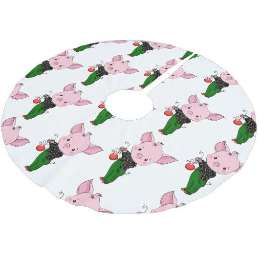 kerstman kerstboom rok (Gekanteld)