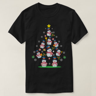 Kerstman Kerstboom Vakantiedesign T-shirt