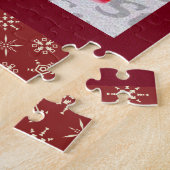 Kerstman & Kerstboom Voeg foto's toe Groot Legpuzzel (Zijkant)