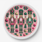 Kerstman Kerstbord Papieren Bordje (Voorkant)