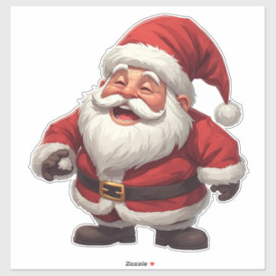 Kerstman Kerstcadeau Idee Kinderen Vakantie Pret Sticker