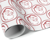 Kerstman Kerstcadeau Inpakpapier (Rol Hoek)