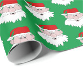 Kerstman Kerstcadeau Inpakpapier (Rol Hoek)