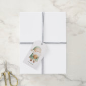 Kerstman kerstcadeau labels op maat cadeaulabel (Met Touw)