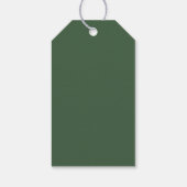 Kerstman kerstcadeau labels op maat cadeaulabel (Achterkant)