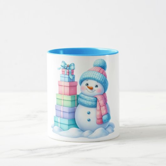 Kerstman kerstcadeau mok (Midden)