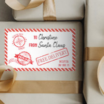 Kerstman Kerstcadeau Noordpool Verzending