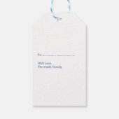 Kerstman Kerstcadeautag Cadeaulabel (Achterkant)