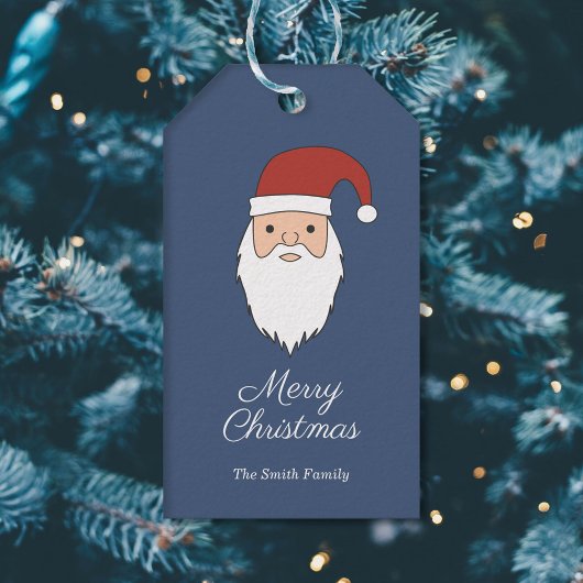 Kerstman Kerstcadeautag Cadeaulabel