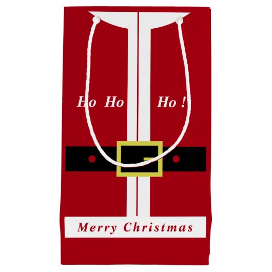 Kerstman Kerstcadeautas - Grappig Klein Cadeauzakje (Voorkant)