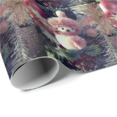 Kerstman Kerstcadeauverpakkings papier (Rol Hoek)