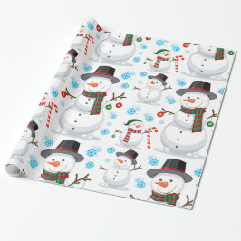 Kerstman kerstdecoratie cadeaupapier