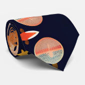 Kerstman Kerstdecoraties Retro Patroon Stropdas (Opgerold)