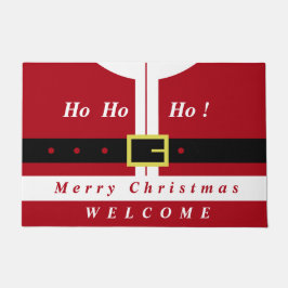 Kerstman kerstdeurmat deurmat