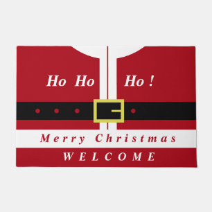 Kerstman kerstdeurmat deurmat