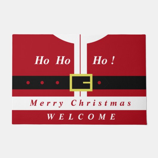 Kerstman kerstdeurmat deurmat (Voorkant)