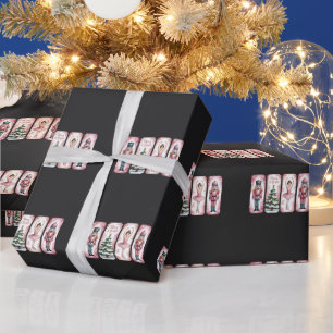 Kerstman Kerstfeest Cadeau Festief  Cadeaupapier