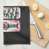Kerstman Kerstfeest Cadeau Festief Theedoek (Quarter Fold)