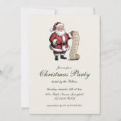  Kerstman Kerstfeest Kaart (Voorkant)