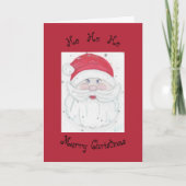 Kerstman Kerstfeest Kaarten (Voorkant)