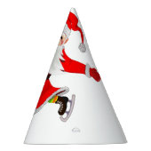 Kerstman Kerstfeest Papier Pet Feesthoedjes (Rechts)