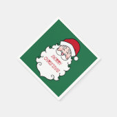 Kerstman Kerstfeest Party Papier  Servet (Hoek)