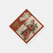  kerstman: kerstfeest voor de kerstman servet (Hoek)