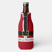 Kerstman Kerstfles koeler (Fles Achterkant)