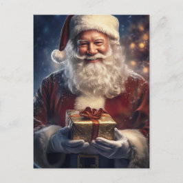 Kerstman Kerstkaart Feestdagenkaart