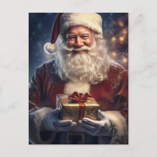 Kerstman Kerstkaart Feestdagenkaart (Voorkant)