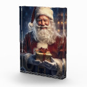 Kerstman Kerstkaart Fotoblokken (Rechts)