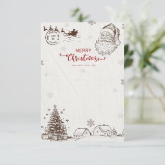 🎅 Kerstman Kerstkaart Kaart
