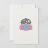 🎅 Kerstman Kerstkaart Kaart (Achterkant)