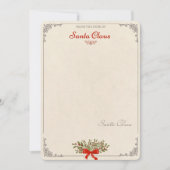 🎅 Kerstman Kerstkaart Kaart (Voorkant)