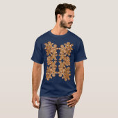 Kerstman Kerstkoek Kerstbakfeest T-shirt (Voorkant volledig)