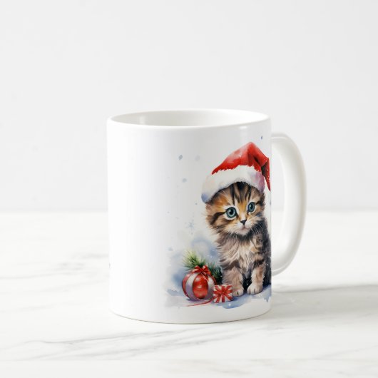 Kerstman Kerstkoffie mok (Voorkant rechts)