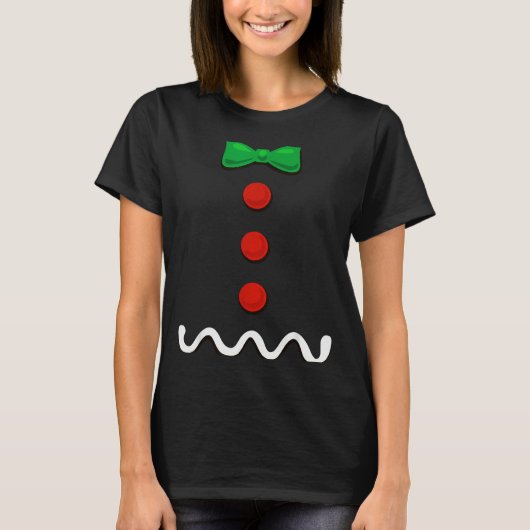 Kerstman Kerstkostuum  T-shirt (Voorkant)