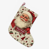 Kerstman Kerstkous Classic Grote Kerstsok (Voorkant (Hangend))