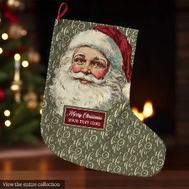 Kerstman kerstkous  grote kerstsok