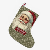 Kerstman kerstkous grote kerstsok (Voorkant (Hangend))