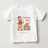 Kerstman Kerstkrans T-Shirt (Voorkant)