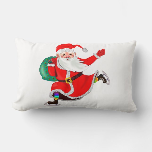 Kerstman Kerstkussen Kussen (Voorkant)