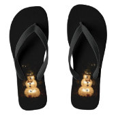 Kerstman Kerstlichtshow Teenslippers (Voetbed)