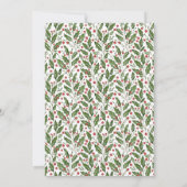 Kerstman Kerstman Baby Boy baby shower Uitnodiging (Achterkant)