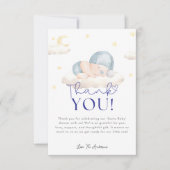 Kerstman Kerstman Baby Boy Douche Dank u kaart (Voorkant)