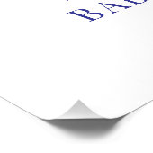 Kerstman Kerstman Baby Boy Douche Welkom Foto Afdruk (Hoek)