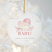 Kerstman Kerstman Baby Meisje Douche Keramisch Ornament
