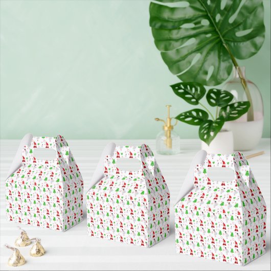 Kerstman kerstman bedankdoosjes (Meervoudige)
