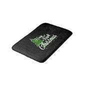 Kerstman Kerstman cadeau idee winter Badmat (Gekanteld)